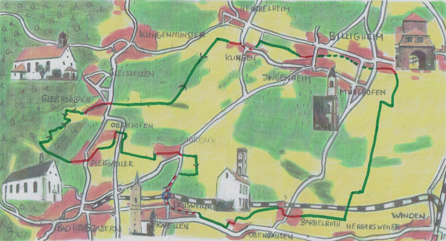 Zum Naturschutzgebiet Haardtrand Wolfsteig radtourensuedpfalzs Webseite!