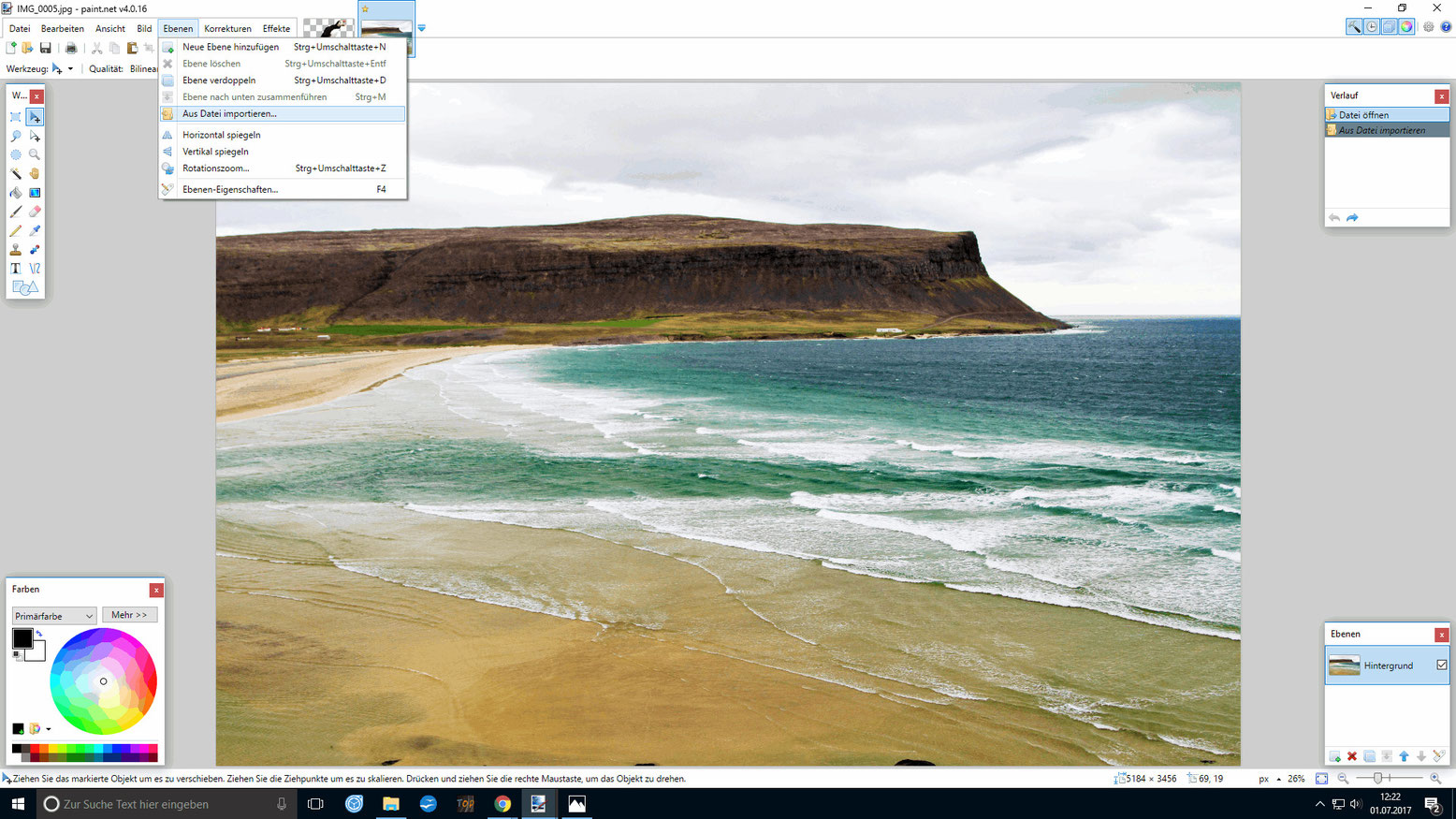 Motive freistellen mit Brennis Reisewelt