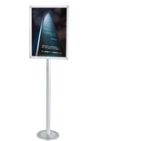 Plakatständer mit Posterrahmen aus Aluminium