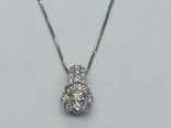 プラチナダイヤネックレス　 Ｐｔ８５０Ｐｔ９００　Ｄ0.33/0.7ｃｔ