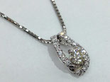 Ｐｔ８５０Ｐｔ９００　 D０．３３/０．２１ｃｔ　 プラチナ ダイヤモンドネックレス