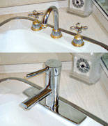 Quoss Transformers - Retrofit fitting system for in-wall breech to fit exposed mixer Quoss Transformer