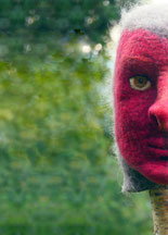 Les Gardien.nes, sculptures en feutre de laine, 2025