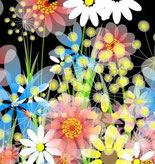 bloemen toveren : muissleep (+klik)