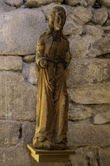 Bild: Statue Sainte Madeleine in der Abbaye Saint-Michel-de-Cuxa