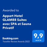 Commentaire Booking Glam88 