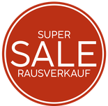 Roter Button großer SALE Ausverkauf von Rosa Clara Brautkleider