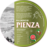 PIENZA maremma pecora formaggio pecorino caseificio toscano toscana spadi follonica etichetta italiano origine latte italia senese siena