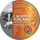 maremma misto mucca pecora formaggio caseificio toscano toscana spadi follonica edichetta italiano origine latte italia caciotta misto vacca bovino