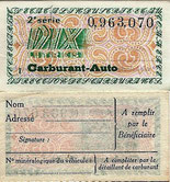 Tickets de rationnement du carburant