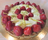 recette tarte aux fraise et mascarpone 