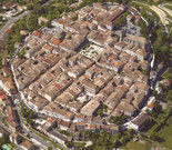 Vue aérienne Bastide de Monflanquin