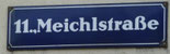 Straßenschild Meichlstraße