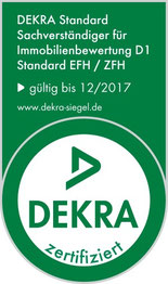 DEKRA Zertifizierter Sachverständiger Immobilienbewertung D1