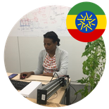 Ms. Meklit Teshome Masters Student in Japan from Ethiopia