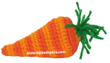 Tutorial: zanahoria tejida a crochet (amigurumi carrot)