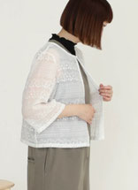 七分袖刺繍ボレロ  フォーユー価格　2,880円(税込)