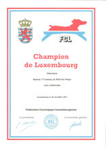 Titre Championne Luxembourg 2011