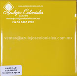 <img src="img/azulejo-artesanal-Liso-tipo-talavera-Color-Amarillo Cerámico.jpg" alt="Azulejo Artesanal Liso tipo Talavera Color Amarillo Cerámico hecho a mano para Acabados Mexicanos">