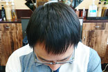  薄毛克服体験記ブログ11月8日の店長の頭頂部写真