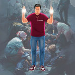 The Healer Jesus Lopez auf einem Schlachtfeld