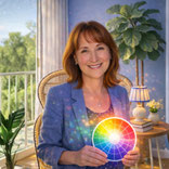Carina Eichstädt mit Farbpalette