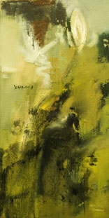 共秋2 AUTUMN 2 70X35CM 布面油画 OIL ON CANVAS 2007 (收藏于新加坡 COLLECTED IN SINGAPORE)