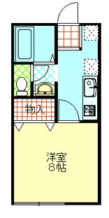 ハイツ平安 １Ｋ １４　 間取り図