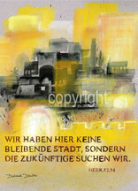 christliche Karten, keine bleibende Stadt