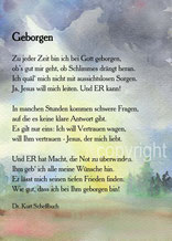 christliche Karten, Geborgen Dr. Kurt Scheffbuch