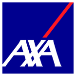 Logo von Axa, unserem Partner für Versicherungen und Finanzdienstleistungen