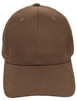 Kappe uni 6-Panel dunkelgrau