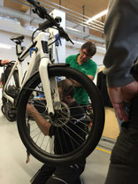 e-motion Düsseldorf bei der Stromer ST2 Schulung in Oberwangen