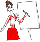 Visualisieren an der Flipchart, Claudia Karrasch