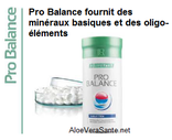 Nombre des aliments que nous ingérons sur une journée peuvent vite conduire à une acidification de l’organisme. ProBalance contient du calcium, du potassium, du magnésium, du sodium, de l’hydrogénocarbonate de sodium et du dioxyde de silicium, des alliés