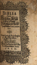 Gustav II Bible 1650 online title page