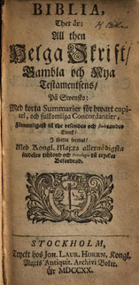 Charles XII Bible 1720