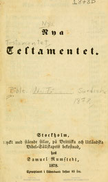 Charles XII Bible 1878