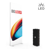Große, transportable LED-Leuchtwand mit Textilgrafik BIG LEDUP
