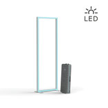 Transportable LED-Leuchtstele mit RGB-Beleuchtung