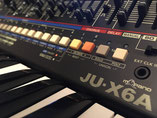 'Xtique JUX6A' Instrument Overlay by mxpand - for Roland Boutique JU-06A, synthesizer, vintage Juno 106 & 60, high-quality operation template/front foil/skin/film