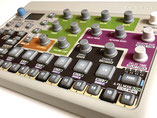 'X:Cycles Colors' Instrument Overlay von mxpand - für Elektron Model:Cycles, FM Synthesizer, Groovebox, hochwertige Bedien-Schablone/Skin/Folie