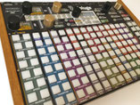 'Xluge Complete Colors Community firmware 1.2 (Chopin) - Instrument Overlay' *strong Material* by mxpand - for Synthstrom Audible Deluge, synthesizer, sampler, sequencer, groovebox, high-quality operation template/front foil/skin/film