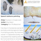 Finalist: Speech balloons paintings