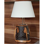 Lampe Licht Louis Vuitton Monogramm Handtasche Dekoration authentische Uhr Uhr Lampenschirm Mechanismus