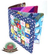 Anleitung Spielbuch nähen Tutorial Quiet book sewing Softbook Acitivity book