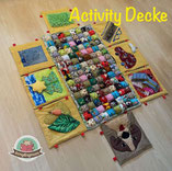 Krabbeldecke, Spieldecke, Activity Decke, Mobilität für Krabbelkinder , Ansporn zum krabbeln , Anleitung 
