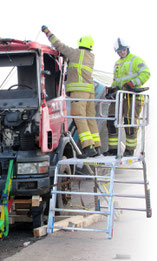 Rescue-Platform in use