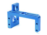 Tamiya Tuningteil aus Kunststoff, Spare Part,TA07 Aluminium Servohalterung blau, 300054724