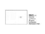 Tamiya Tuningteil aus Kunststoff, Spare Part, TRF  Aluminium Luftkanal,  303454480